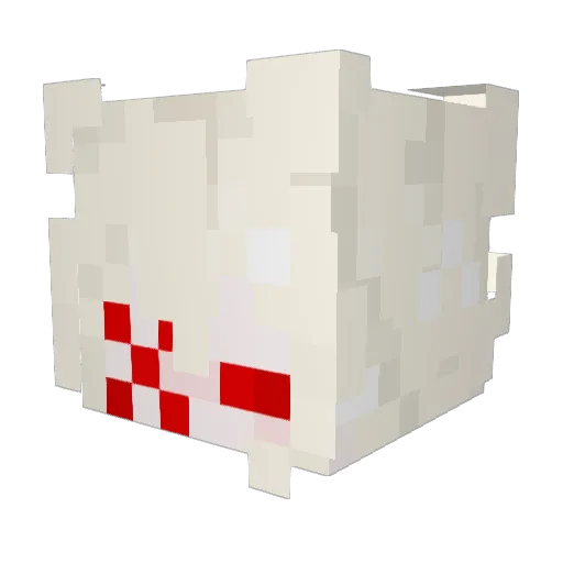 Pesino01 Minecraft avatar head, 3D render