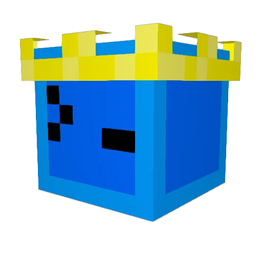 Pest_Games Minecraft avatar head, 3D render