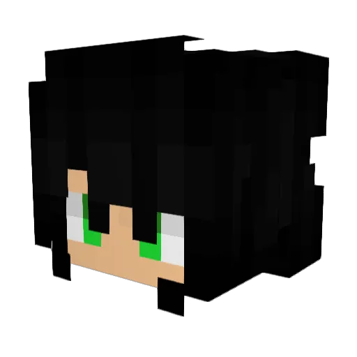 PesteVT Minecraft avatar head, 3D render