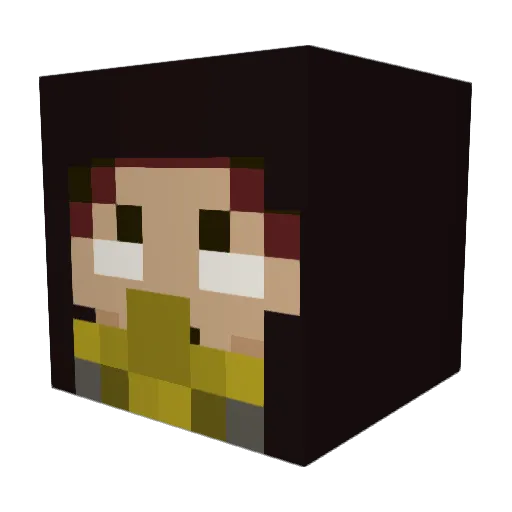 PestoPasta69 Minecraft avatar head, 3D render