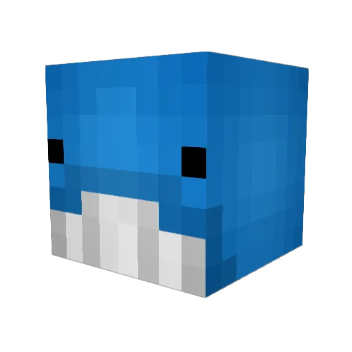 Pestogang Minecraft avatar head, 3D render