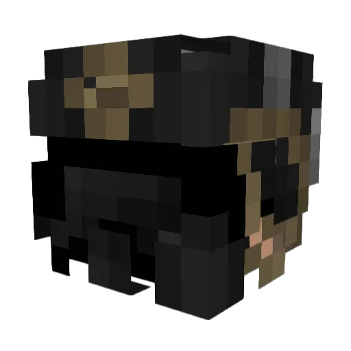 PetarAndonov Minecraft avatar head, 3D render