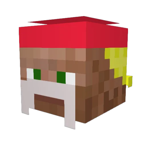 Petejackson1996 Minecraft avatar head, 3D render