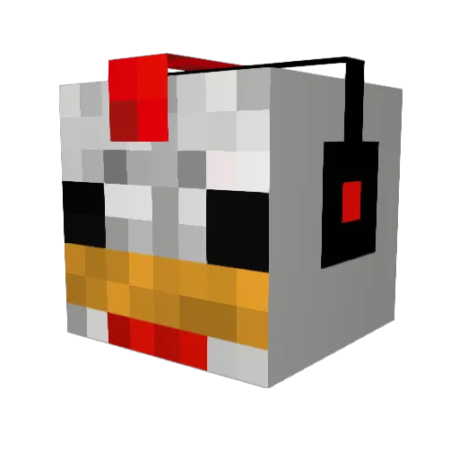 Peter12341234 Minecraft avatar head, 3D render
