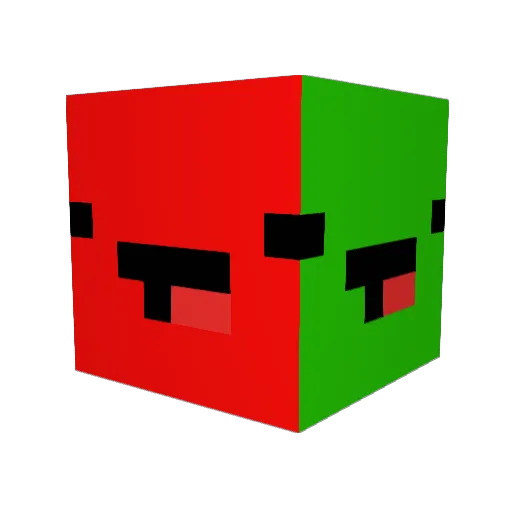 PeterB62 Minecraft avatar head, 3D render