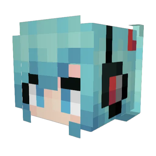 PeterCliveWallis Minecraft avatar head, 3D render
