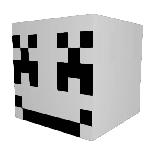PeterColts Minecraft avatar head, 3D render