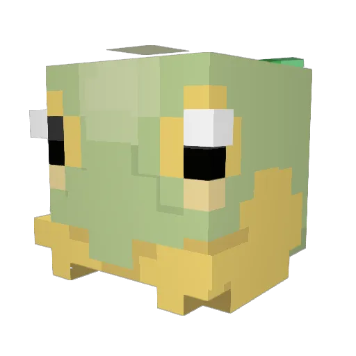 PeterDinkle123 Minecraft avatar head, 3D render