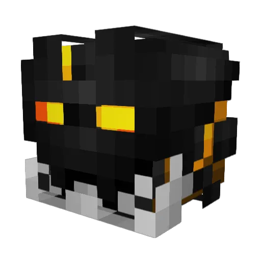 PeterLava Minecraft avatar head, 3D render