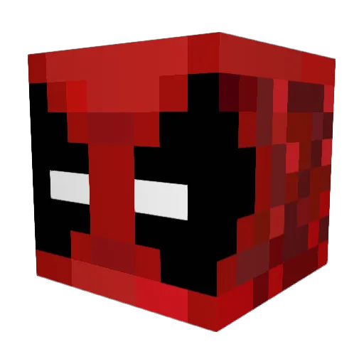 PeterPedro Minecraft avatar head, 3D render