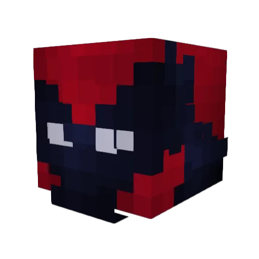 PeterPuggerSP Minecraft avatar head, 3D render