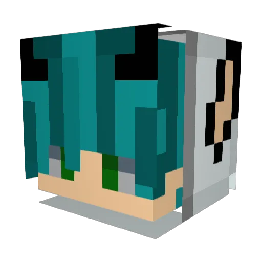PeterTheHunter Minecraft avatar head, 3D render