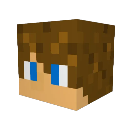 Peter_55 Minecraft avatar head, 3D render