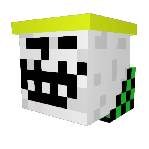 Peter_85 Minecraft avatar head, 3D render