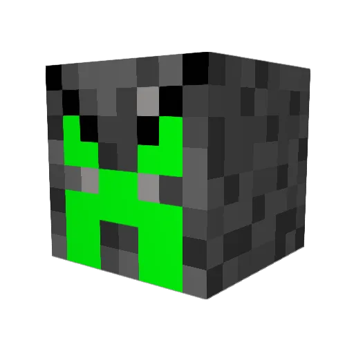 Peter_MC1825 Minecraft avatar head, 3D render