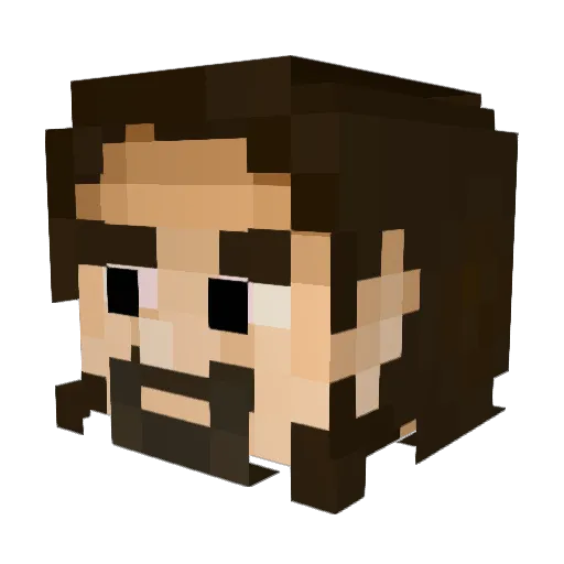 Peter_Ma Minecraft avatar head, 3D render