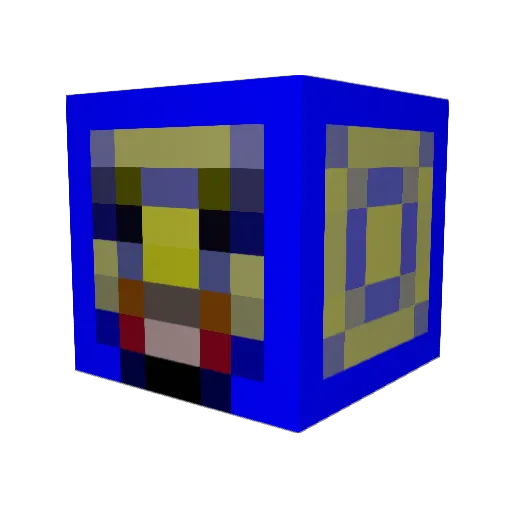 Peter_The_Panda Minecraft avatar head, 3D render