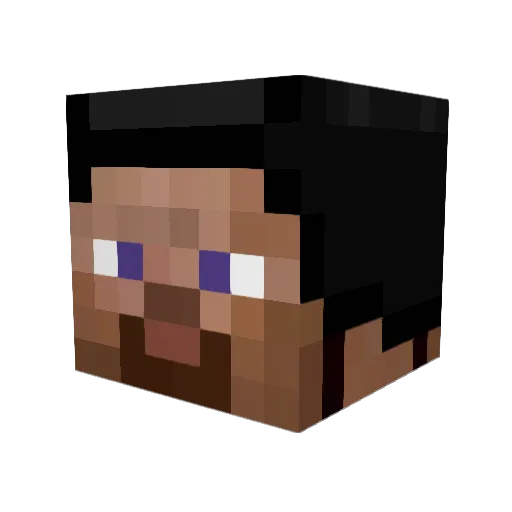 Peter_Warwick Minecraft avatar head, 3D render