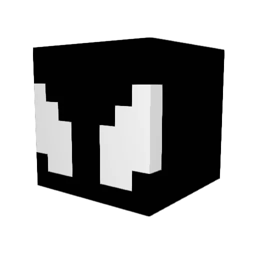 Peter_perc Minecraft avatar head, 3D render
