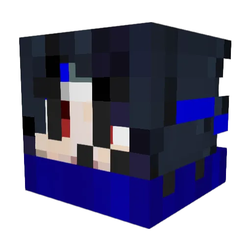 Peter_pig001 Minecraft avatar head, 3D render