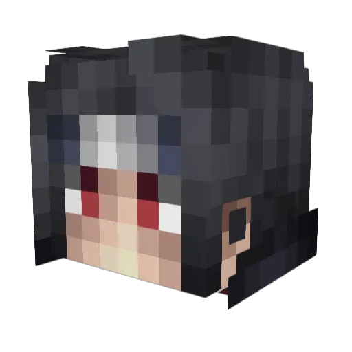 Peterisgodtier Minecraft avatar head, 3D render