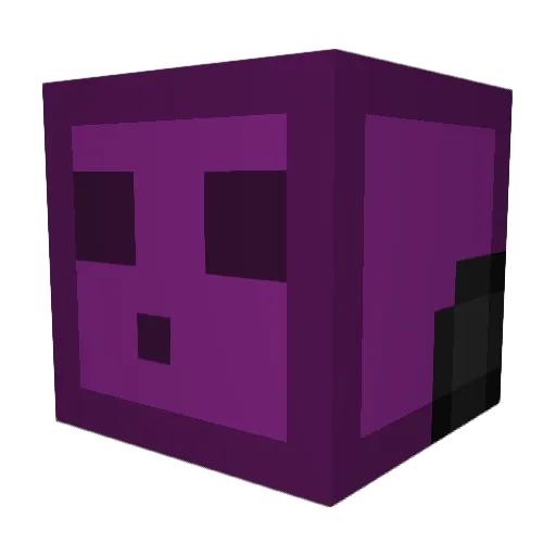 Peterocalypse Minecraft avatar head, 3D render