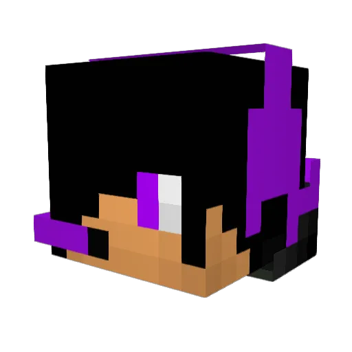Petersergio Minecraft avatar head, 3D render