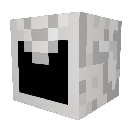 Peteymon15 Minecraft avatar head, 3D render
