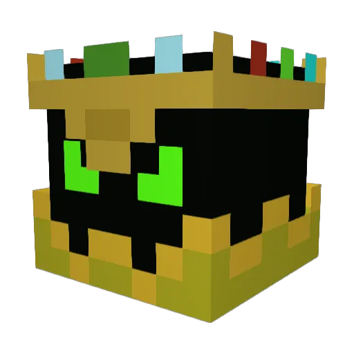 Peti27 Minecraft avatar head, 3D render