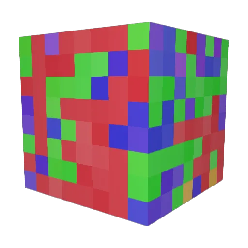 Petimobb Minecraft avatar head, 3D render
