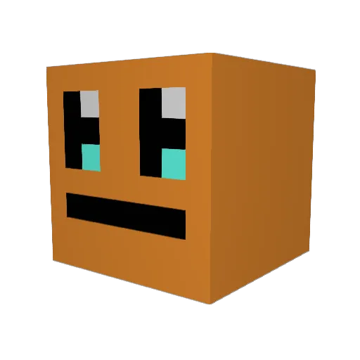 Petit223 Minecraft avatar head, 3D render