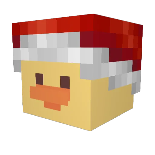 PetitBB Minecraft avatar head, 3D render