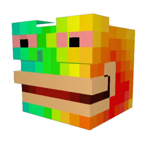 PetitChaton1311 Minecraft avatar head, 3D render