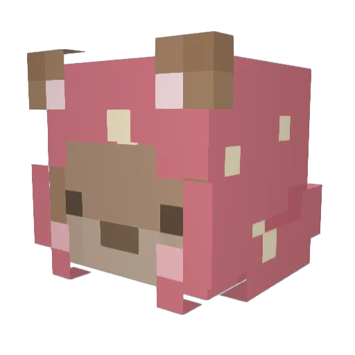 Petit_Biscuiit Minecraft avatar head, 3D render
