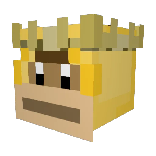 PetiteBoyMunashe Minecraft avatar head, 3D render