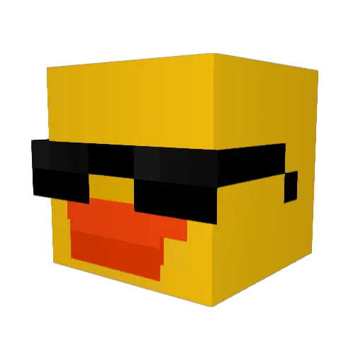 PetrEater Minecraft avatar head, 3D render
