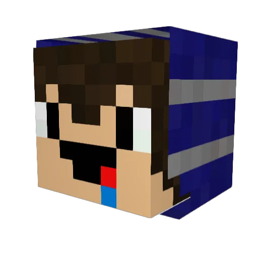 Petre1999 Minecraft avatar head, 3D render