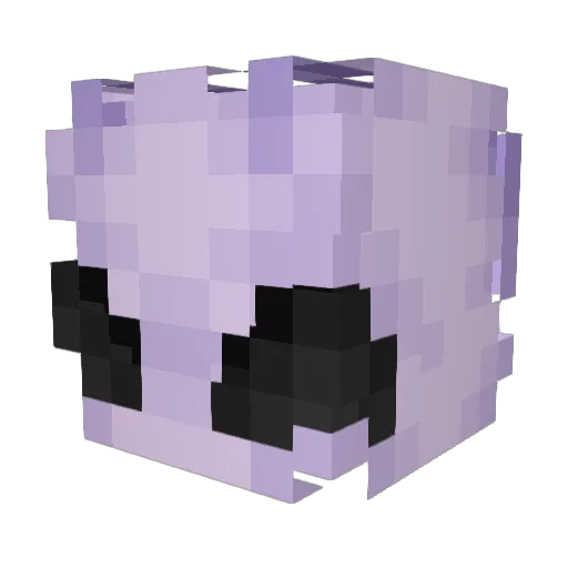 Petrulino Minecraft avatar head, 3D render