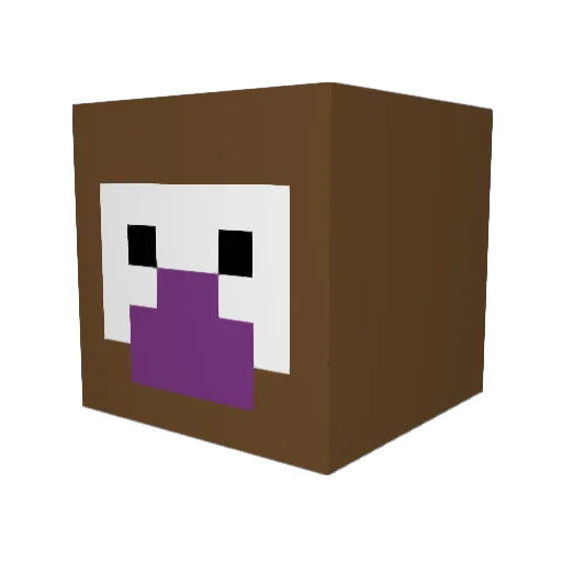 Petrut6626 Minecraft avatar head, 3D render