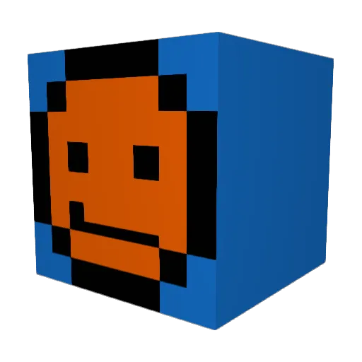 PetsKu_ Minecraft avatar head, 3D render