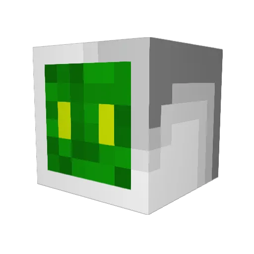 Petscop03 Minecraft avatar head, 3D render