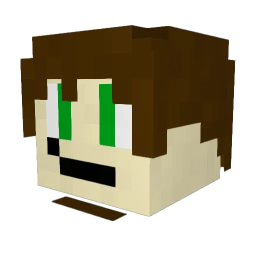 PetterR03 Minecraft avatar head, 3D render