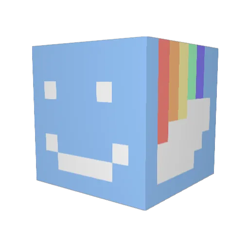 Petter_132 Minecraft avatar head, 3D render