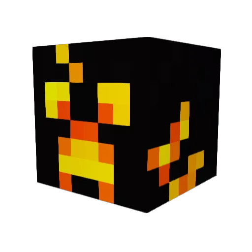Pettymau Minecraft avatar head, 3D render
