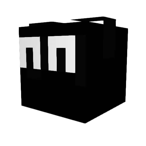 Petu30 Minecraft avatar head, 3D render