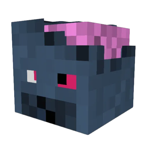 Pevvel Minecraft avatar head, 3D render
