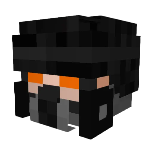 PewPewGuyAlt Minecraft avatar head, 3D render