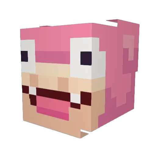 PexeMarinho Minecraft avatar head, 3D render
