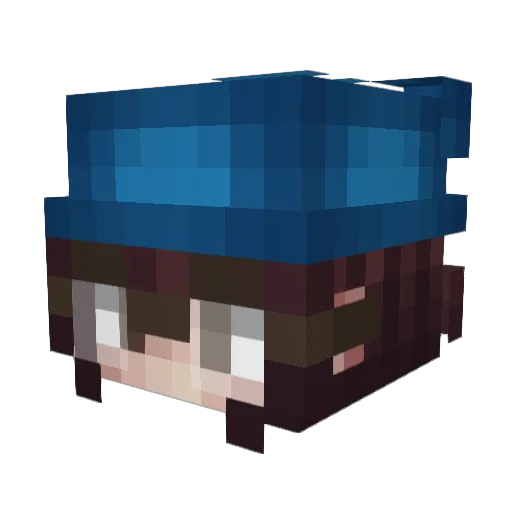 PexenPXN Minecraft avatar head, 3D render