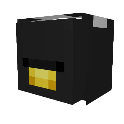 Pexo2305 Minecraft avatar head, 3D render